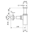 Kép 2/2 - SCHELL Quad design-szifon