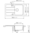 Kép 8/9 - SCHOCK CRISTALITE® Formhaus D-100S + Cosmo konyhai csaptelep