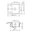 Kép 6/7 - SCHOCK CRISTALITE® Ronda D-100XL + Plutos konyhai csaptelep