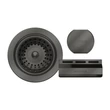 Kép 1/2 - SCHOCK szűrőkosár, távműködtető gomb, túlfolyó takaró - gunmetal