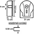 Kép 2/2 - RAMI-5006 WC-papír adagoló