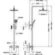 Kép 4/4 - TEKA Alaior XL zuhanyrendszer termosztátos csapteleppel