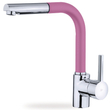 Kép 1/2 - TEKA ARK 938 FP (rózsaszín) mosogató csaptelep kihúzható zuhanyfejjel
