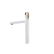 Kép 1/2 - STROHM TEKA Lavi mosdó csaptelep XL, fehér/Amazonas tölgy