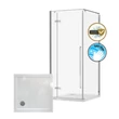 Kép 1/8 - WELLIS Sorrento Plus 90/zuhanytálca szett