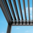 Kép 8/23 - WELLIS MotionFlex 400 bioklimatikus pergola, fehér LED világítással