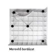 Kép 3/3 - WELLIS lapos, négyzet alakú zuhanytálca
