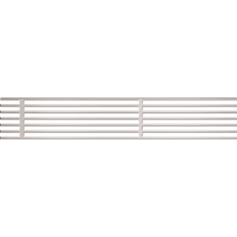 ALCA drén folyóka rács 75 mm, rozsdamentes acél