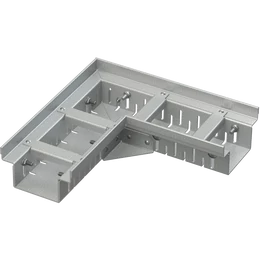 ALCA sarok drén folyóka 100 mm állítható, horganyzott acél