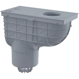 ALCA univerzális esővíz elvezető 300×155/125 mm, függőleges, szürke