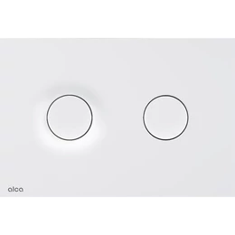 ALCA Dot.Dot nyomólap a falsík alatti szerelési rendszerekhez, fehér-matt