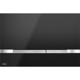 ALCA Flat Colour nyomólap a falsík alatti szerelési rendszerekhez, rozsdamentes-fekete fényes
