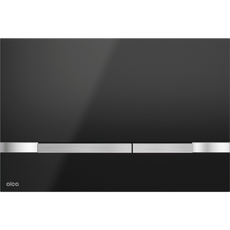 ALCA Flat Colour nyomólap a falsík alatti szerelési rendszerekhez, rozsdamentes-fekete fényes
