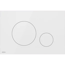 ALCA nyomólap a falsík alatti szerelési rendszerekhez, rozsdamentes-fehér fényes