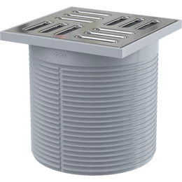 ALCA rácstartó elem, rács 105×105 mm rozsdamentes