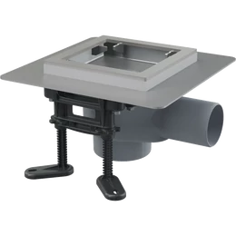 ALCA APV130 rozsdamentes padlóösszefolyó 130×130 mm vízszintes, rács nélkül, vizes bűzzár ALCA APV130 rozsdamentes padlóösszefolyó 130×130 mm vízszintes, rács nélkül, vizes bűzzár