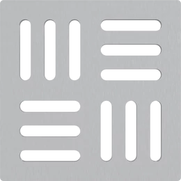 ALCA MPV011 rozsdamentes rács a rozsdamentes padlóösszefolyókhoz 102×102 mm ALCA MPV011 rozsdamentes rács a rozsdamentes padlóösszefolyókhoz 102×102 mm