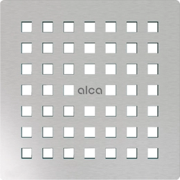ALCA MPV014 rozsdamentes rács a rozsdamentes padlóösszefolyókhoz 102×102 mm