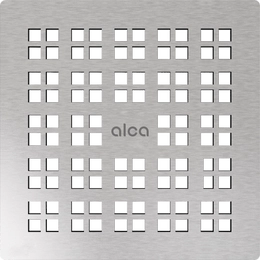 ALCA MPV015 rozsdamentes rács a rozsdamentes padlóösszefolyókhoz 102×102 mm