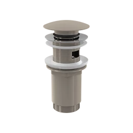 ALCA CLICK/CLACK mosdó leeresztő 5/4" túlfolyóval, fémből, nagy dugóval, NICKEL-fényes ALCA CLICK/CLACK mosdó leeresztő 5/4" túlfolyóval, fémből, nagy dugóval, NICKEL-fényes