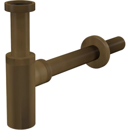 ALCA design mosdószifon DN32, bronz-antic