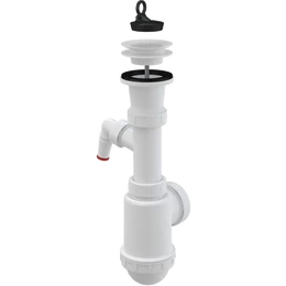 ALCA mosogató szifon műanyag leeresztővel DN70 és csatlakozóval