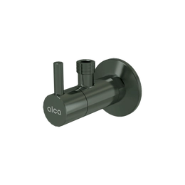 ALCA sarokszelep szűrővel 1/2"×3/8", GUN METAL-fényes