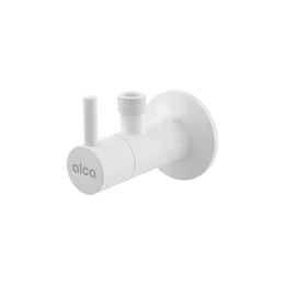 ALCA sarokszelep szűrővel 1/2"×3/8", kerek, fehér ALCA sarokszelep szűrővel 1/2"×3/8", kerek, fehér