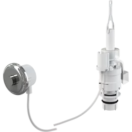 ALCA távműködtetésű pneumatikus öblítés-kézi, króm-fényes, beépítés: falba