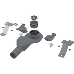 ALCA extra alacsony szifon DN40 és készlet állítható lábakkal ALCA extra alacsony szifon DN40 és készlet állítható lábakkal