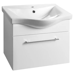 AQUALINE Akira mosdótartó szekrény fogantyú nélkül, 51,1×42×34 cm