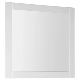 AQUALINE Favolo keretes tükör, 80×80 cm, matt fehér