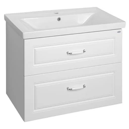 AQUALINE Favolo mosdótartó szekrény, 76,5×60×44,6 cm, matt fehér AQUALINE Favolo mosdótartó szekrény, 76,5×60×44,6 cm, matt fehér