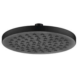 AQUALINE fejzuhany, 200 mm, fekete AQUALINE fejzuhany, 200 mm, fekete