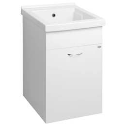 AQUALINE kerámia mosdó mosdótartó szekrénnyel, szifonnal AQUALINE kerámia mosdó mosdótartó szekrénnyel, szifonnal