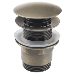 AQUALINE KLIK-KLAK mosdólefolyó, nagy dugóval, 5/4", 25-45 mm, bronz