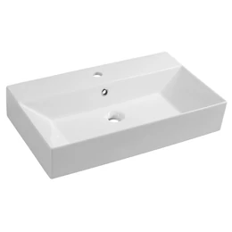 AQUALINE Sistema kerámia mosdó, pultra vagy falra szerelhető, 70×42 cm AQUALINE Sistema kerámia mosdó, pultra vagy falra szerelhető, 70×42 cm