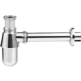 AQUALINE mosdó szifon szorító anyával, 5/4"-32 mm, réz/króm AQUALINE mosdó szifon szorító anyával, 5/4"-32 mm, réz/króm