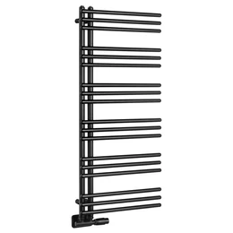 AQUALINE Poseidon fürdőszobai radiátor, 450×1140 mm, matt fekete