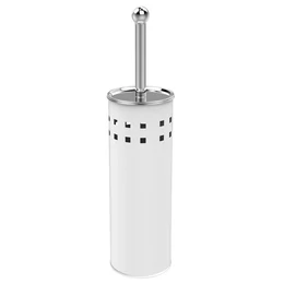 AQUALINE Simple Line szabadonálló WC-kefe tartó, átm.:100×375 mm, fehér AQUALINE Simple Line szabadonálló WC-kefe tartó, átm.:100×375 mm, fehér