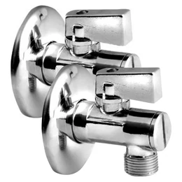 AQUALINE sarokszelep, szűrővel, anya nékül, 3/8"×1/2", króm AQUALINE sarokszelep, szűrővel, anya nékül, 3/8"×1/2", króm