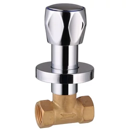 AQUALINE falba építhető szelep, 1/2", króm