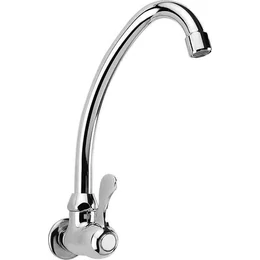 AQUALINE fali szelep, 1/2", króm