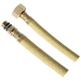 AQUALINE flexibilis bekötőcső, M10×3/8", 40 cm, matt arany AQUALINE flexibilis bekötőcső, M10×3/8", 40 cm, matt arany