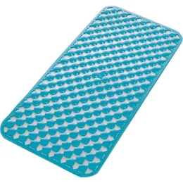 AQUALINE Geo fürdőszobai szőnyeg csúszásgátlóval, kádba, 360×710 mm, kék AQUALINE Geo fürdőszobai szőnyeg csúszásgátlóval, kádba, 360×710 mm, kék