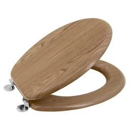 AQUALINE WC-ülőke, MDF, tölgy