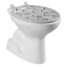 AQUALINE álló WC, alsó kifolyású, felhajtható mosogatóráccsal