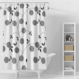 AQUALINE zuhanyfüggöny, 180×180 cm