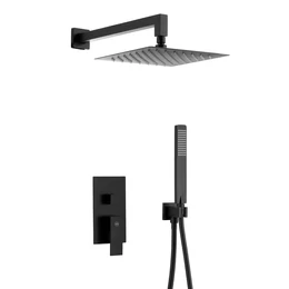 KFA ARMATURA Logon süllyesztett zuhanyrendszer szett, fekete KFA ARMATURA Logon süllyesztett zuhanyrendszer szett, fekete