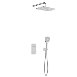 KFA ARMATURA Malaga termosztátos süllyesztett zuhanyrendszer szett